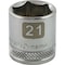 Dynamic 3/8" Drive, 21mm Metric Socket, 6 Points D008021 - alternate 1